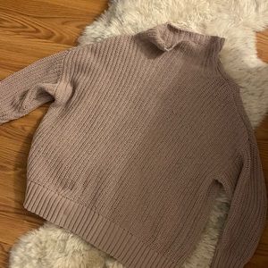 Oversized Mock Neck Sweater